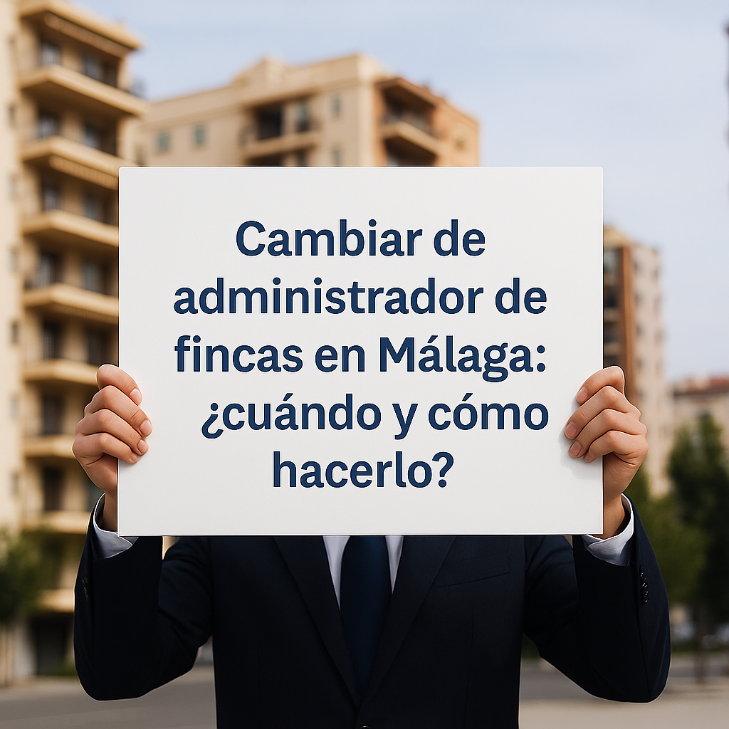 Cambiar de administrador de fincas en Málaga: ¿cuándo y cómo hacerlo?